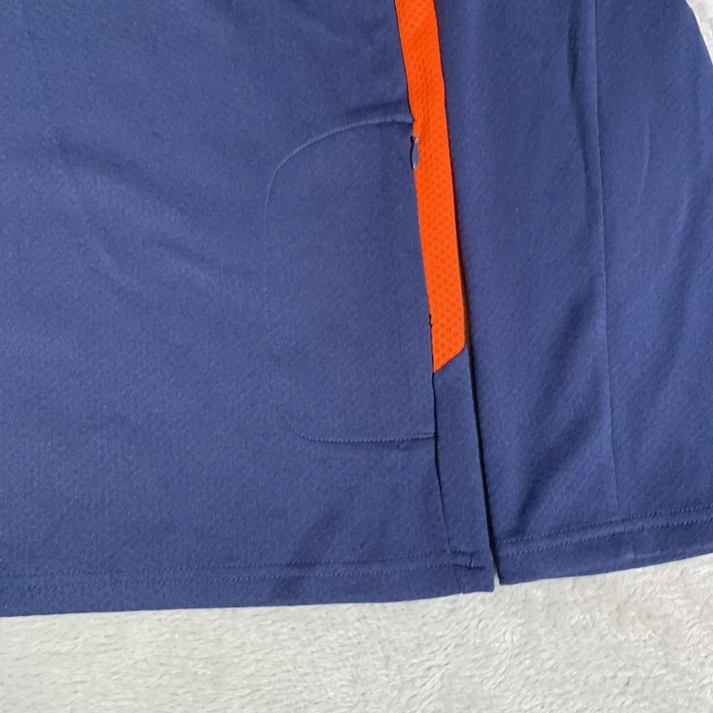 Vintage Illinois Fighting Illini Jacket Mens Small Blue NikeFIT 1/4 Zip Nike 00s